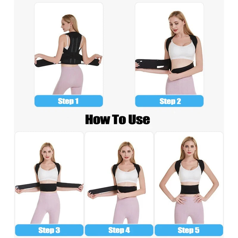 Adjustable Posture Corrector Belt